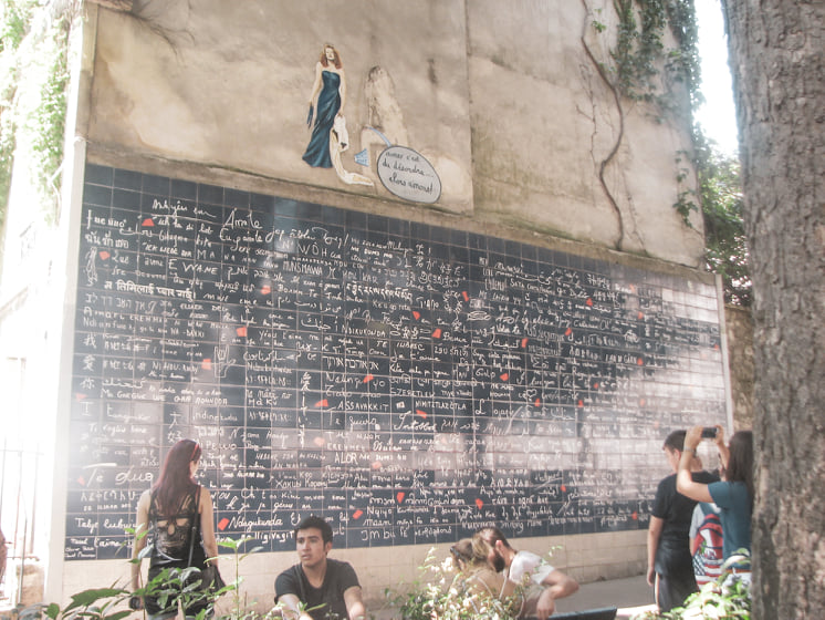 Mur des Je T'aime em Montmartre