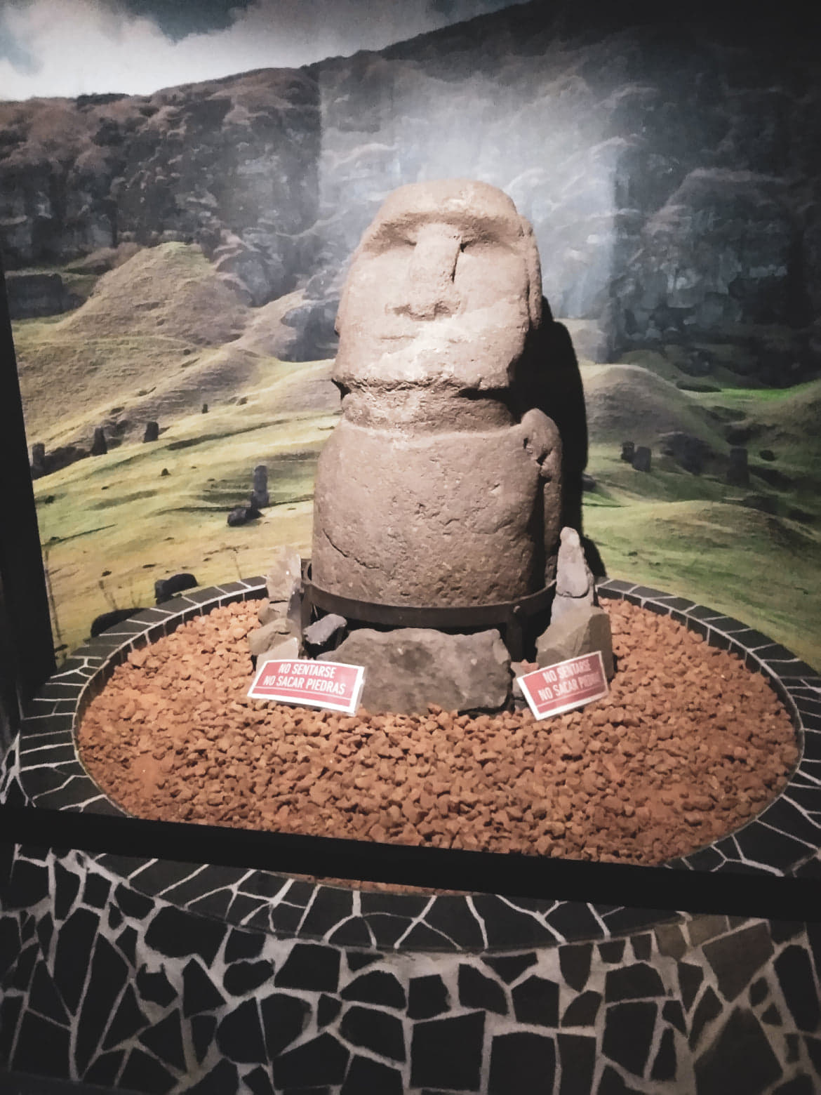 Réplica de Moai