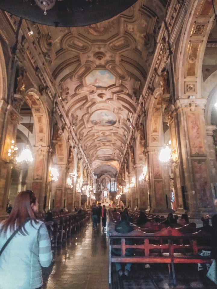 Interior da Catedral Metropolitana de Santiago