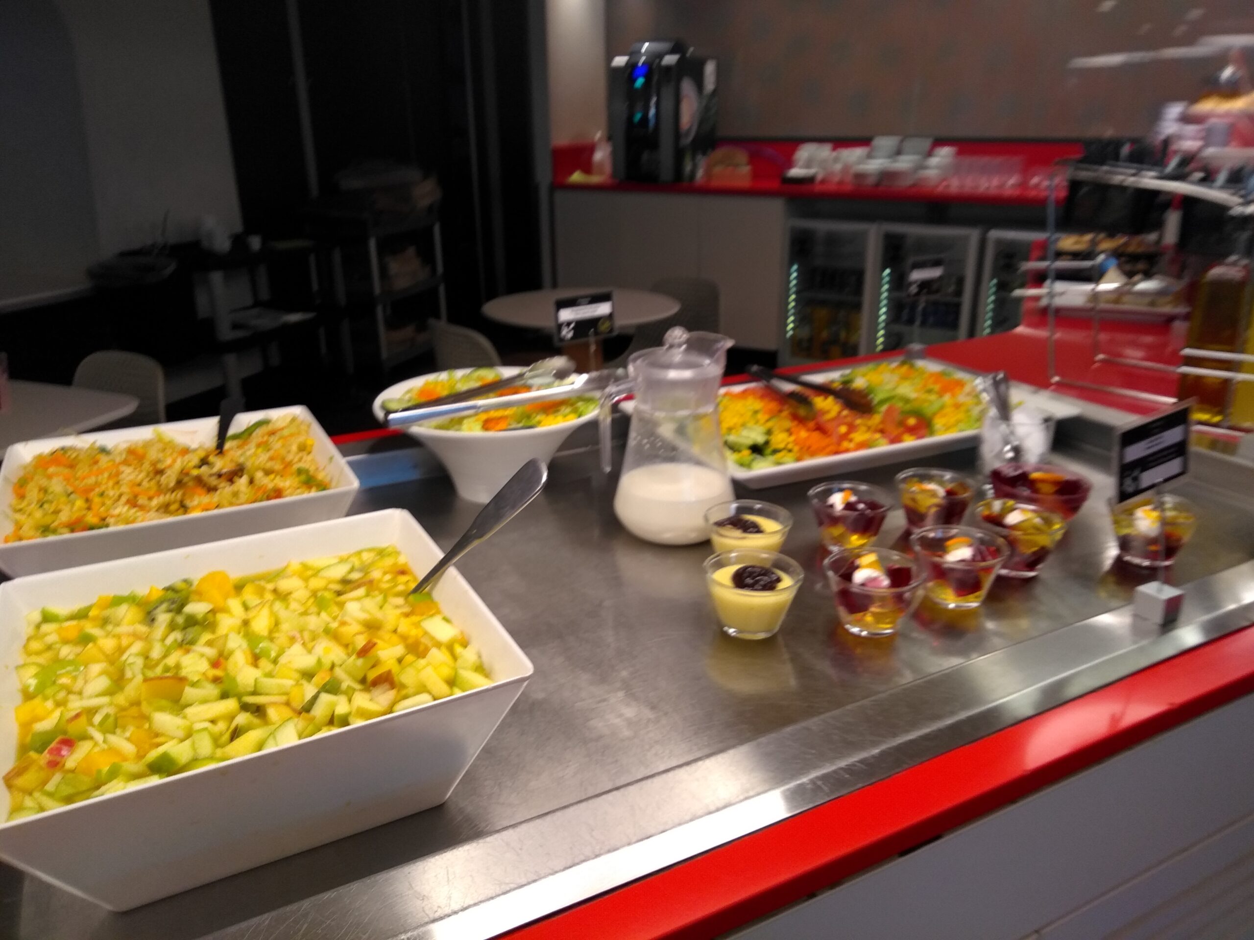 Buffet de almoço da Pacific Club