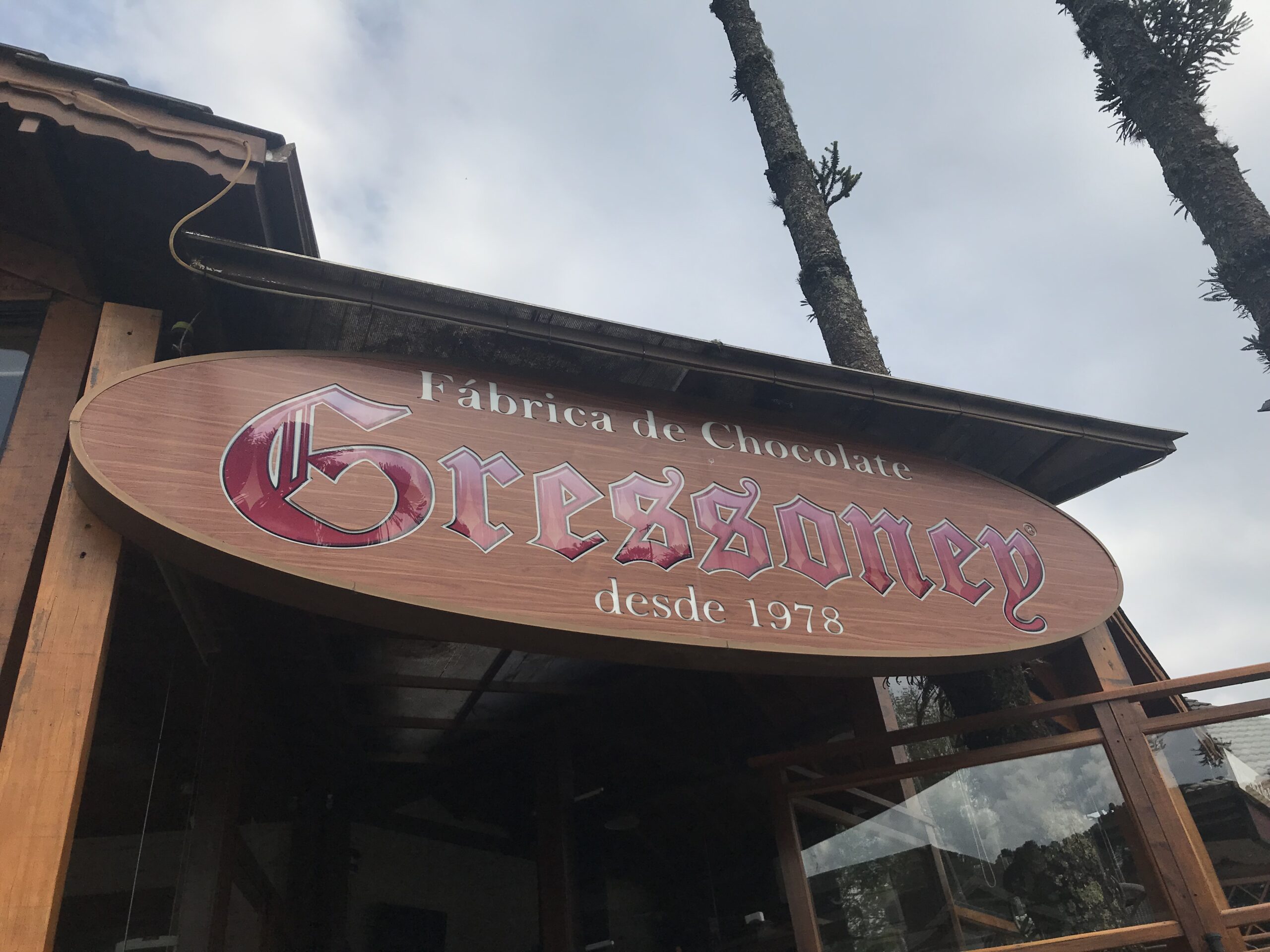 Fachada Chocolateria Gressoney em Monte Verde
