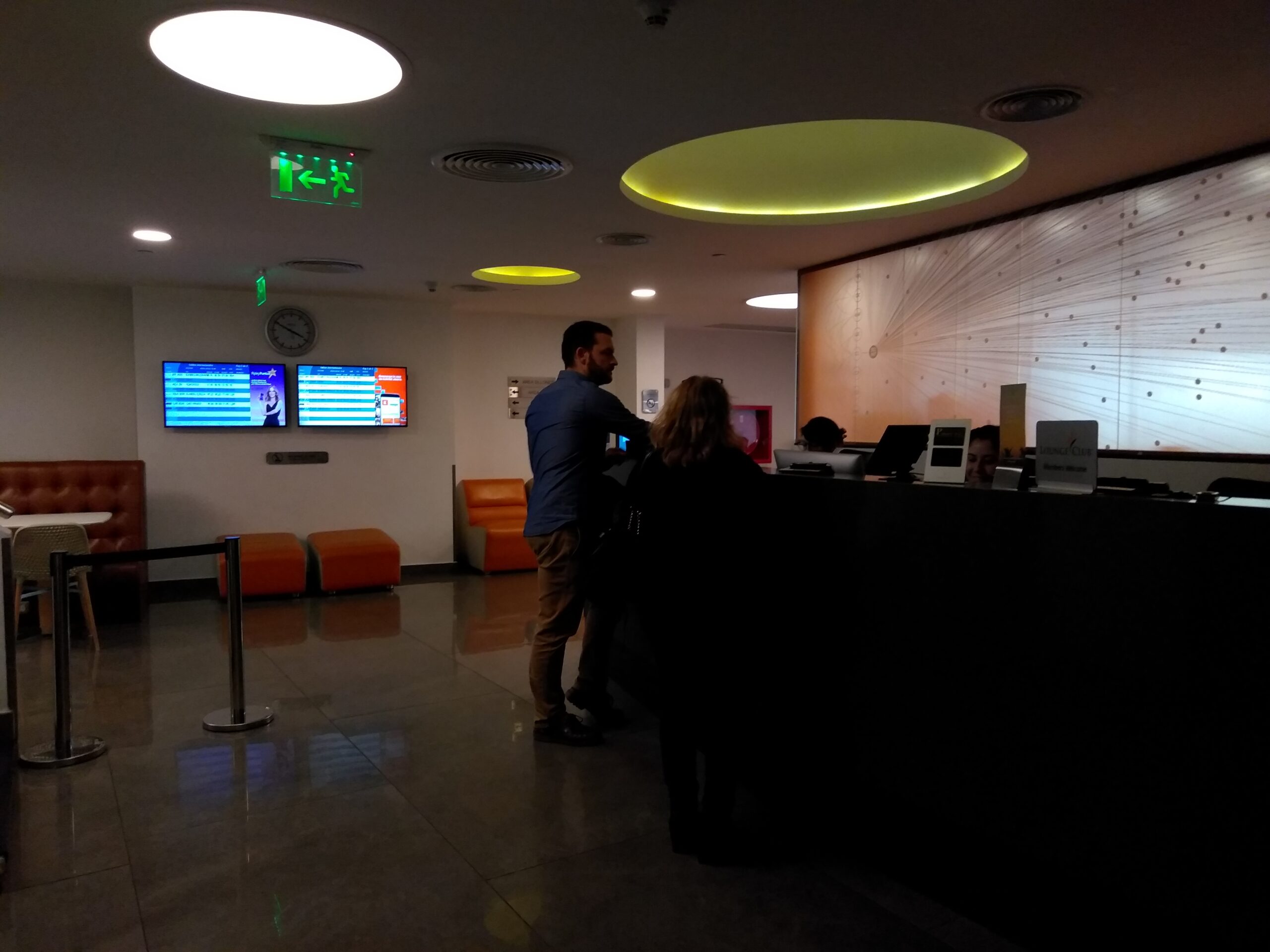 Recepção da Pacific Club VIP