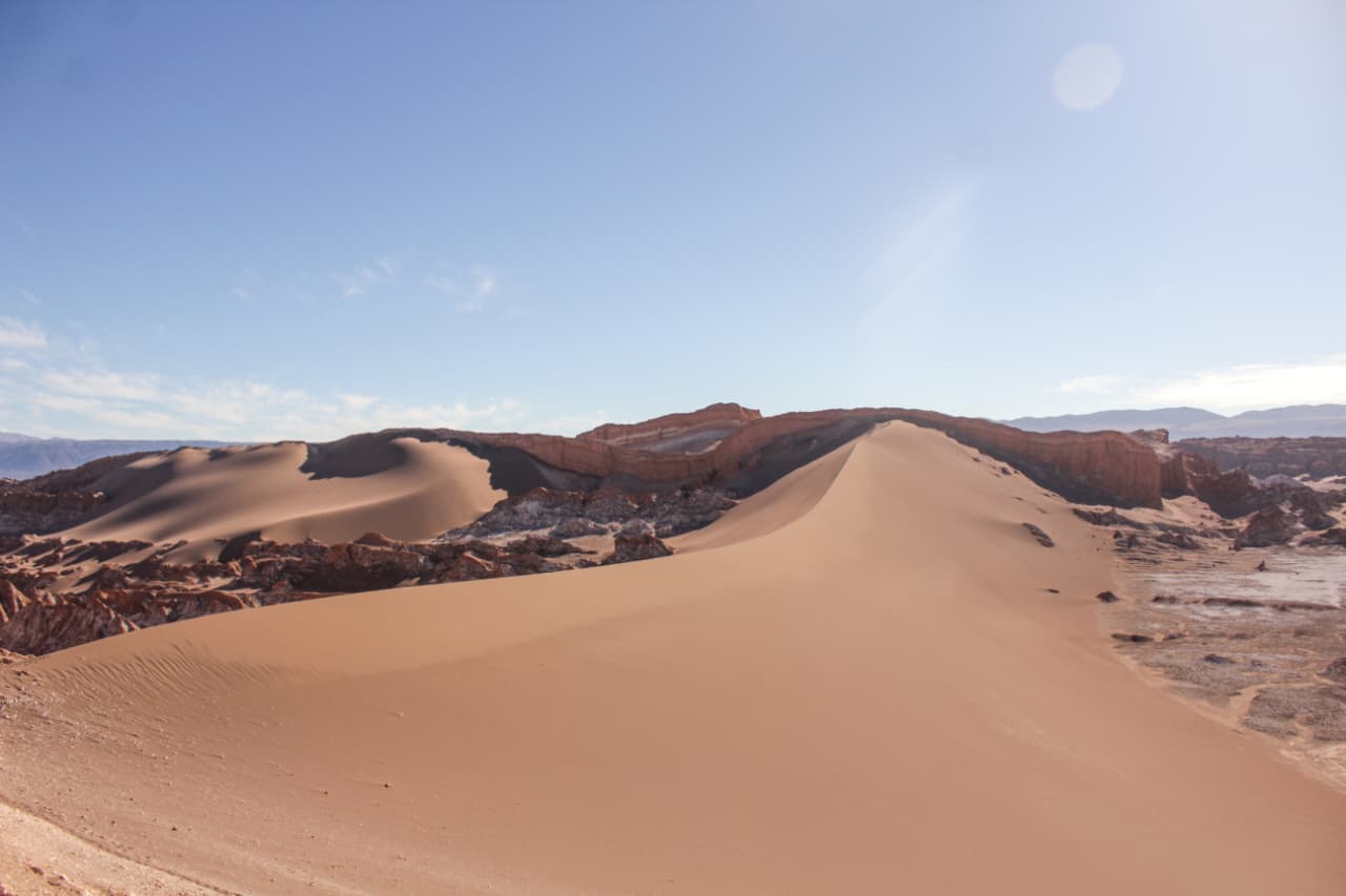 Valle de la Muerte no Deserto do Atacama
