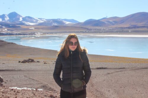 Laguna Tayajto, no passeio das Lagunas Altiplanicas