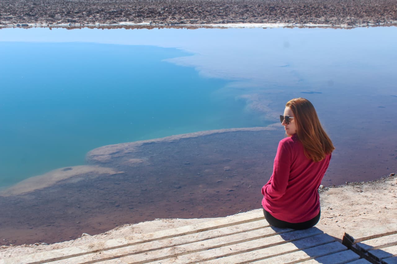 Lagunas Escondidas de Baltinache, no Atacama