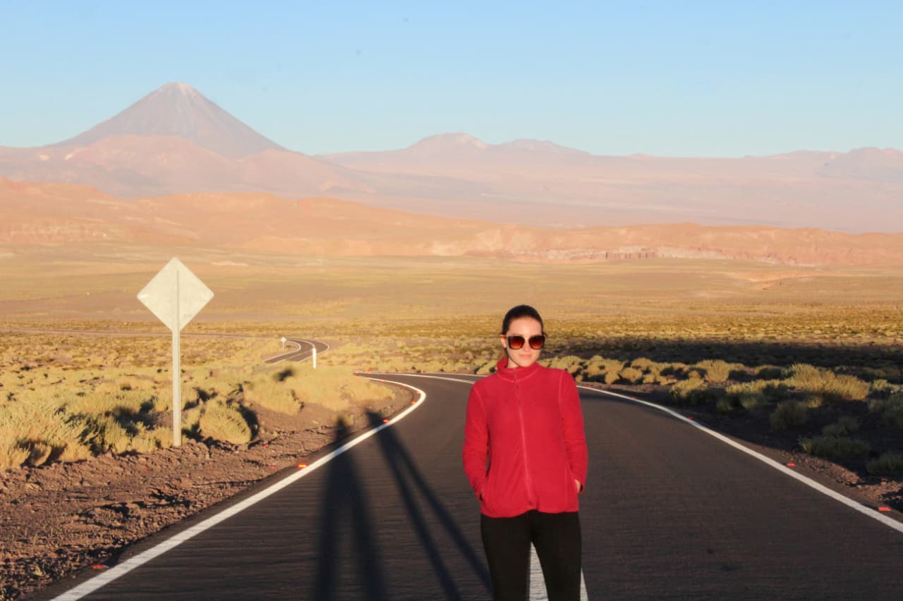 Vista do Vulcão Licancabur