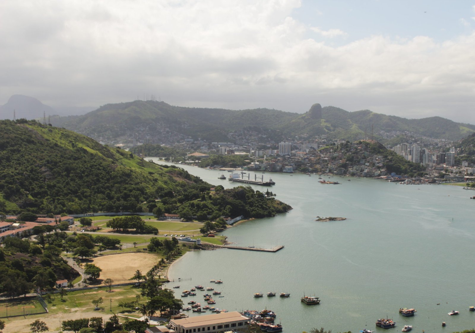Vila Velha vista do Convento da Penha