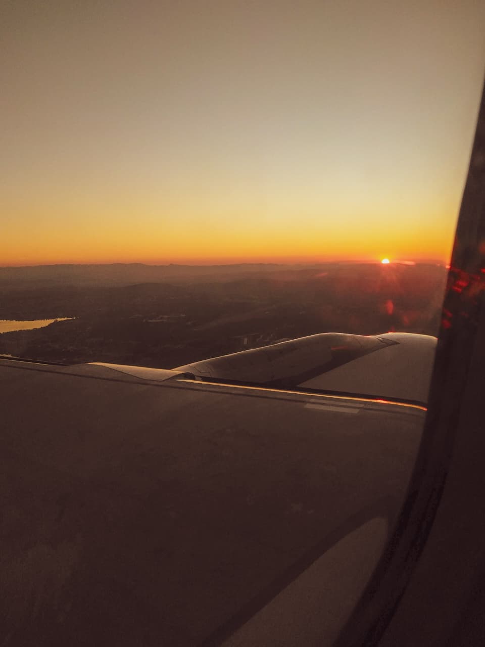 Nascer do sol ao viajar entre São Paulo e Belo Horizonte com a LATAM