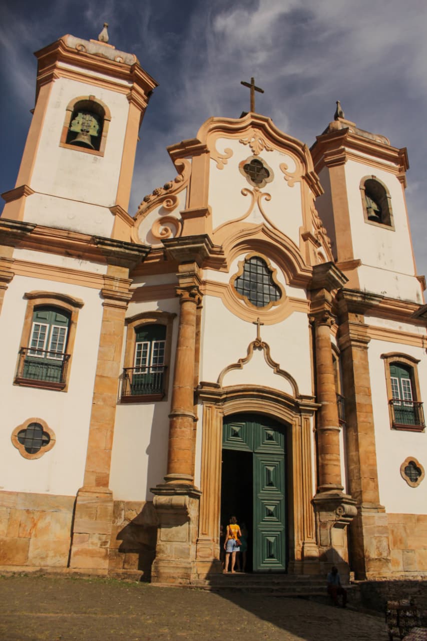 Fachada da Basílica Matriz de Nossa Senhora do Pilar