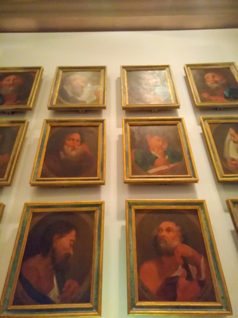 Retratos dos inconfidentes no Museu da Inconfidência
