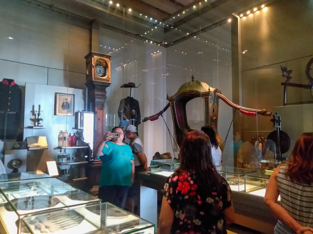 Exposição no interior do Museu da Inconfidência