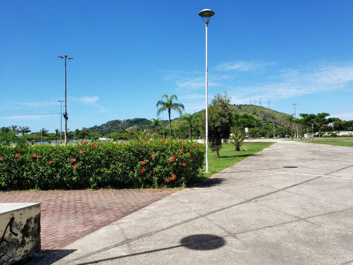 Praça do Papa, onde fica o terminal aquaviário de Vitória