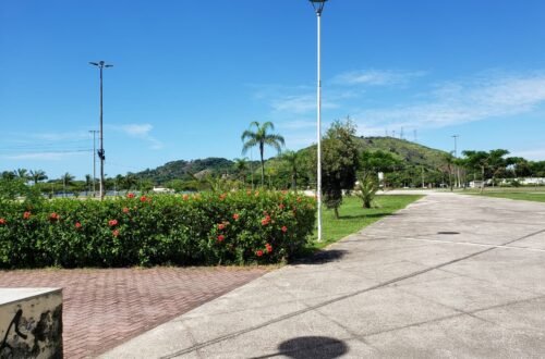 Praça do Papa, onde fica o terminal aquaviário de Vitória