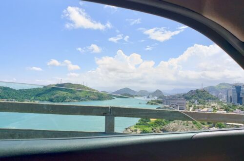 Vista do Uber, uma das melhores formas de se locomover em Vitória